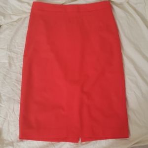 Banana republic skirt size 6 hot red